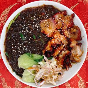 mien-xao-ga-quay-xa-xiu