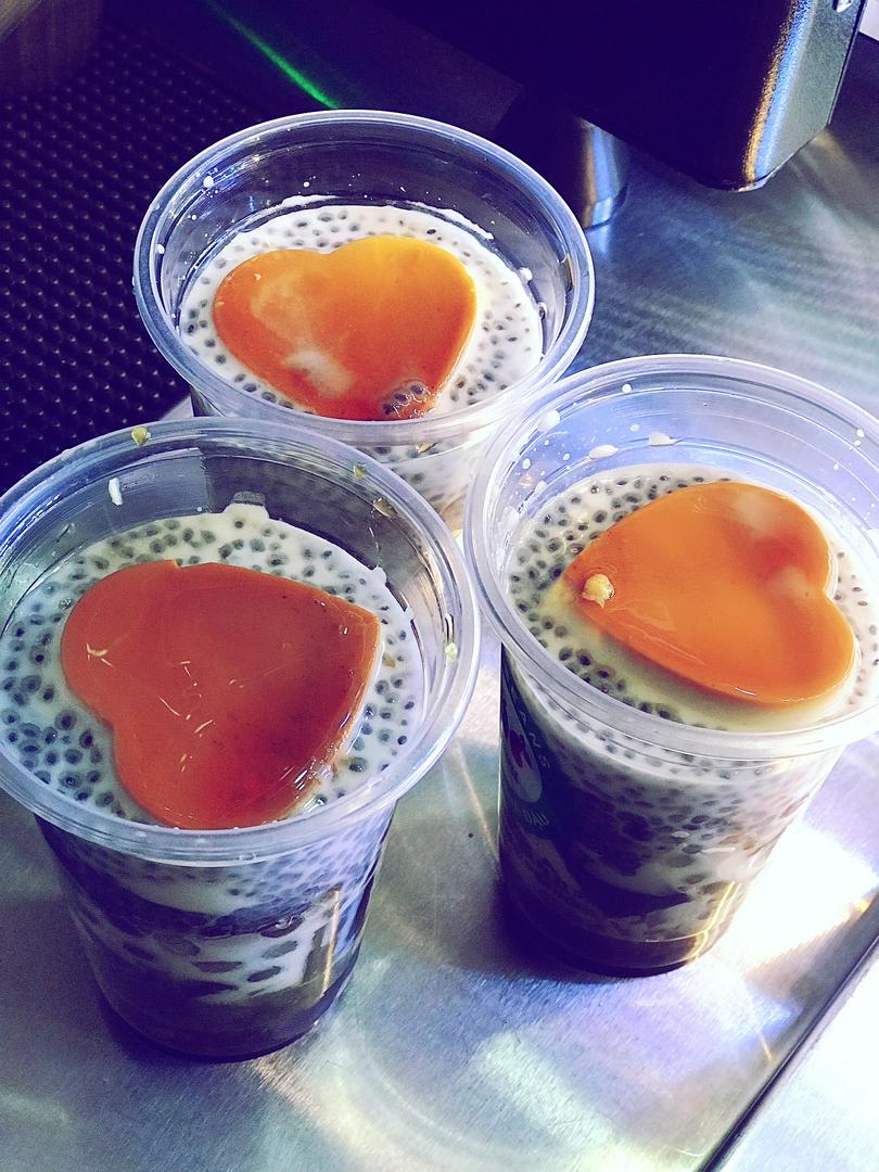 suong-sao-banh-flan-uong-gung