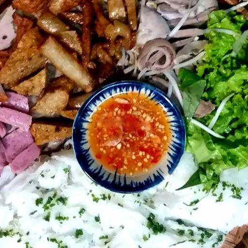 met-banh-hoi-cha-ca-cha-ram-thit-nuong-long-heo