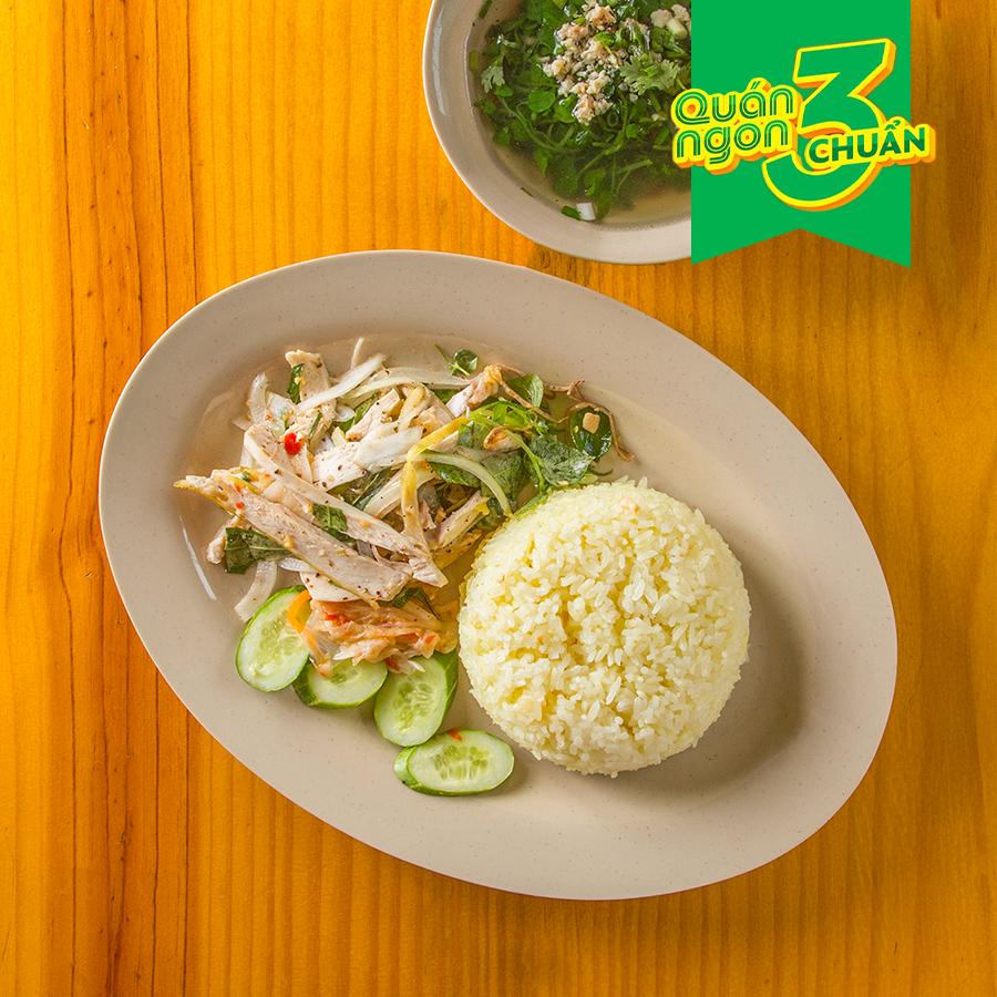 com-ga-xe-goi-canh-xa-lach-xoong