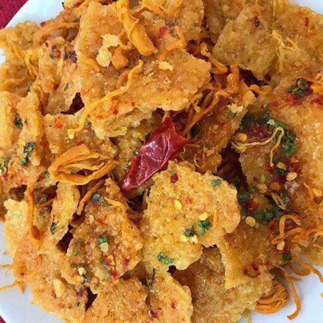 com-chay-chien-gion-lac-kho-ga