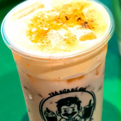 tra-sua-kem-trung-nuong