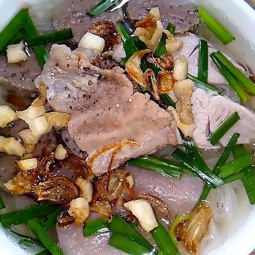 Nui thịt heo băm