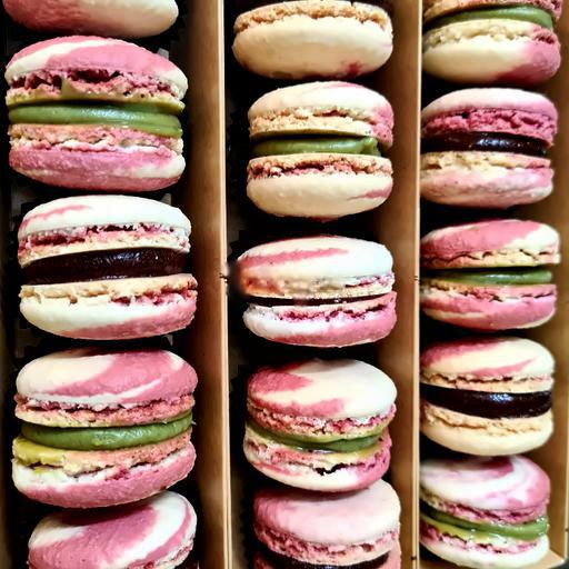 macaroon-green-tea-chanh-day-macaroon-passion-green-tea-hop-6-cap