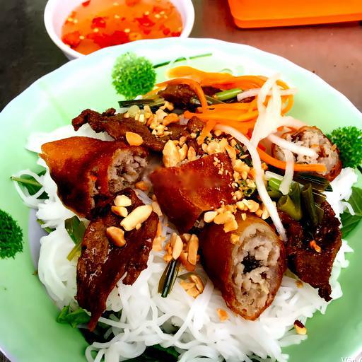 bun-thit-nuong-cha-gio