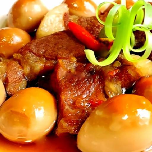 com-thit-kho-trung-cut