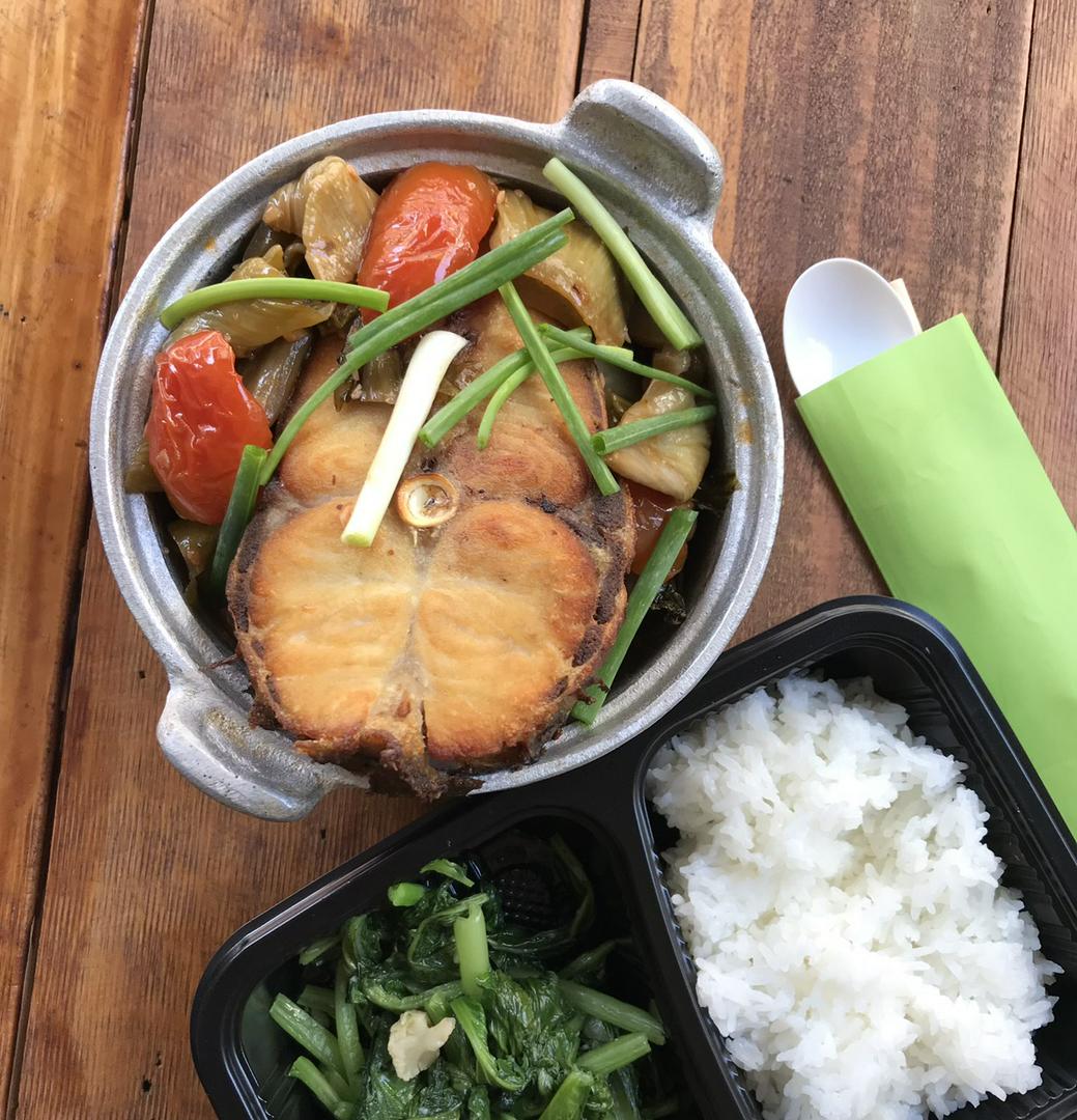 com-ca-chep-om-dua-cai-mon-bac