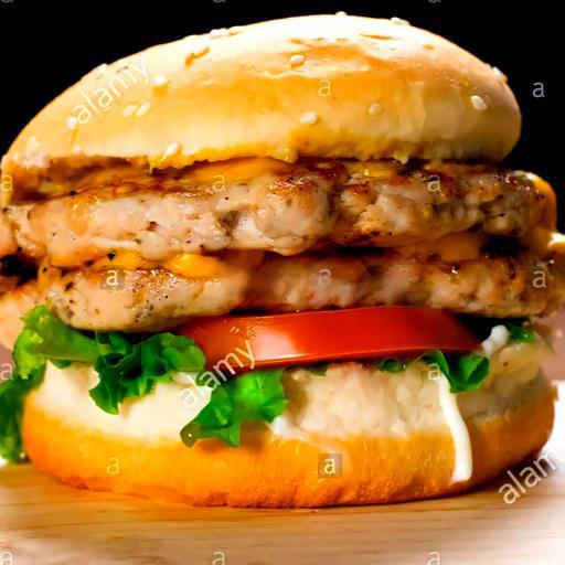 double-chiken-burger