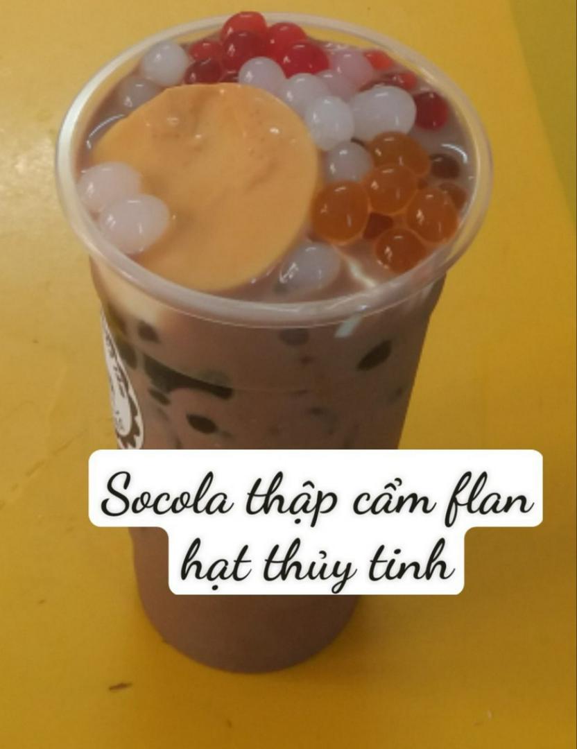tra-sua-socola-flan-trung-hat-thuy-tinh