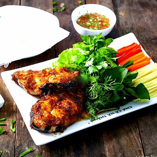 ca-lang-nuong-muoi-ot-cuon-rau-rung