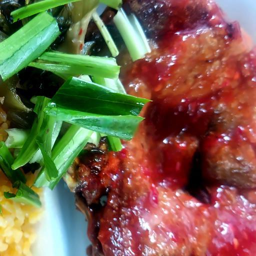 com-chien-tom-sot-thai-lon