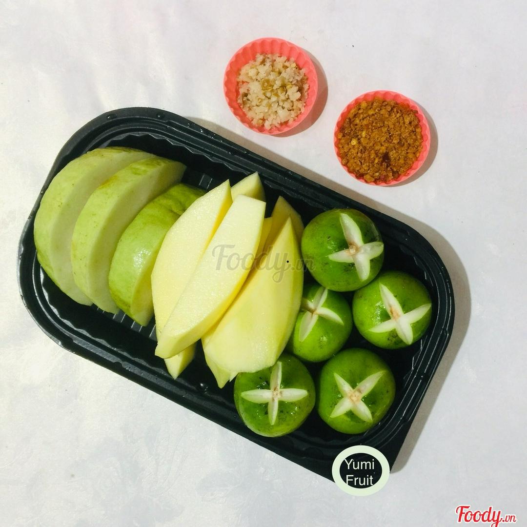 hop-mix-3-mon-xoai-oi-tao-xanh