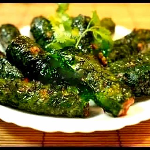 com-thit-cuon-cha-la-lot