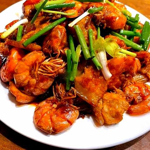 com-tom-rang-la-chanh