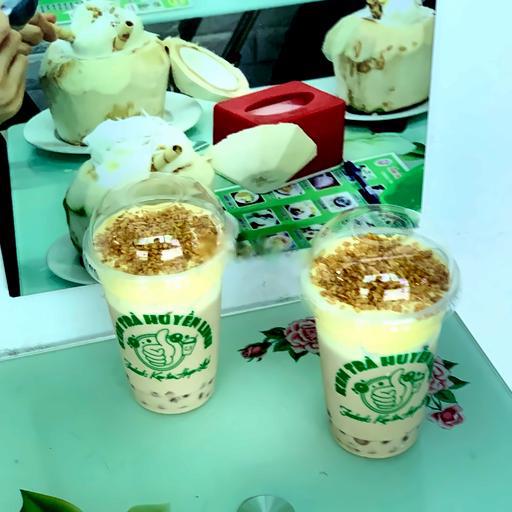 tra-sua-kem-trung-dua-nuong