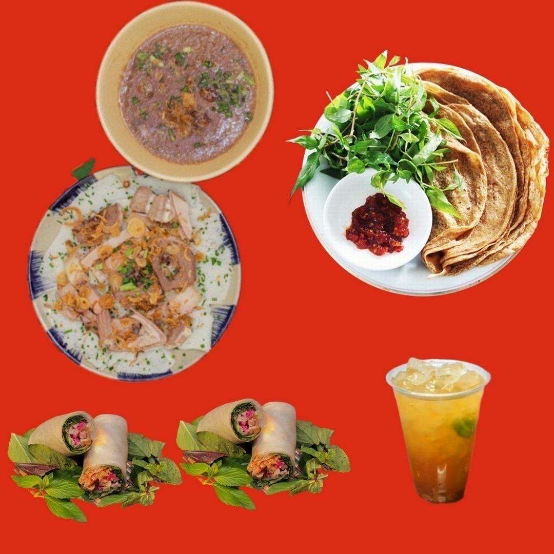 banh-hoi-chao-long-2-cuon-tay-son-lon-cha-ca-rau-ram-nho-1-tra-tac
