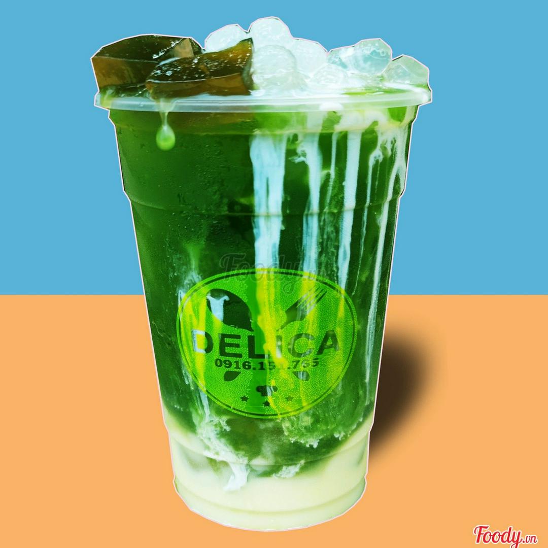 combo-rau-ma-au-xanh-sua-dua-full-topping