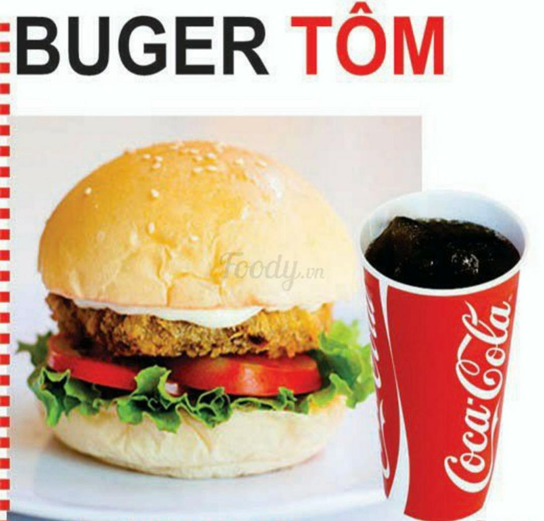combo-hamburger-tom-trung-coca-300ml