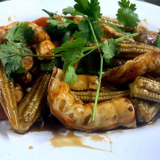 bap-non-xao-tom-cua-chay