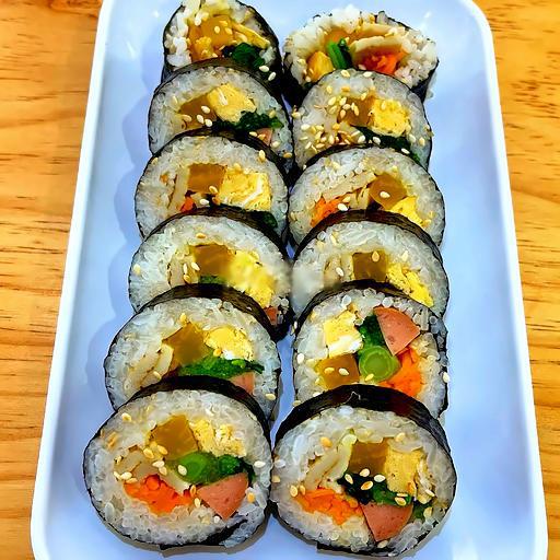 gimbab-cha-ca-xuc-xich