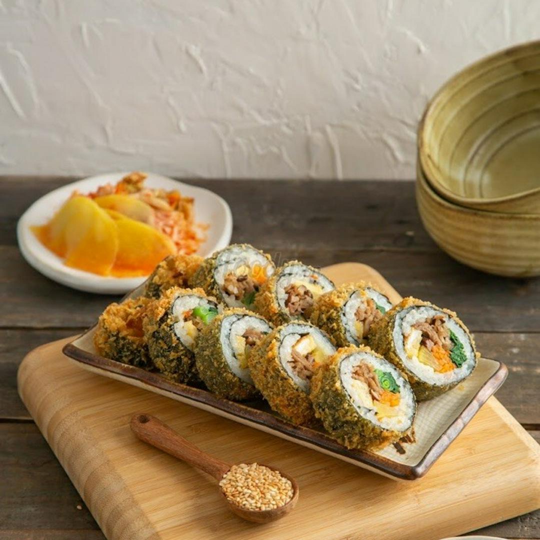 kimbap-bo-chien-sogogi-gimbap-twigim