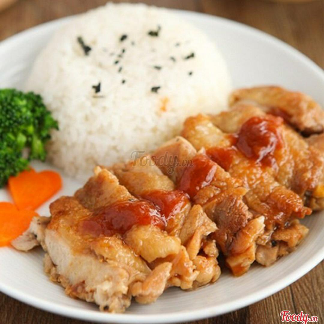 com-trang-ga-sot-dua