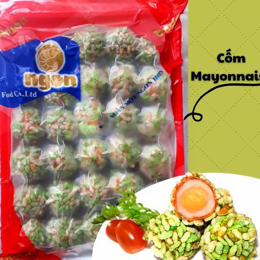 com-xanh-boc-cha-ca-sot-mayonaise