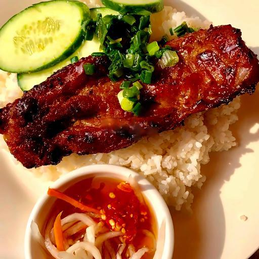 com-suon-non-nuong-mat-ong