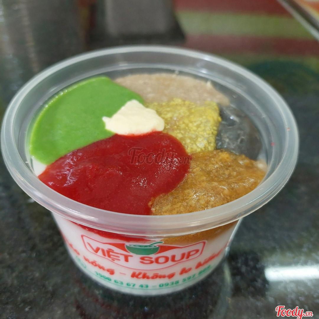 chao-thap-cam-thit-phan-nho