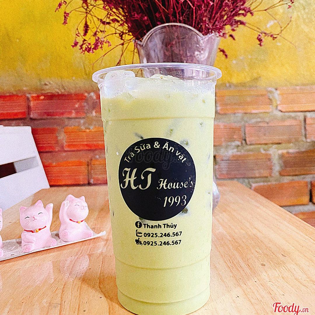 tra-sua-thai-xanh-ko-topping