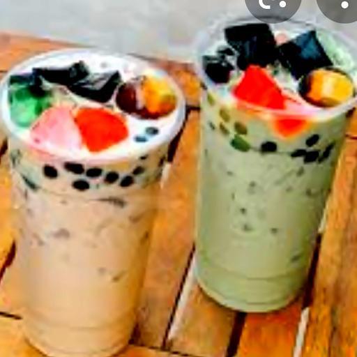 tra-sua-viet-quat-full-topping-banh-flan