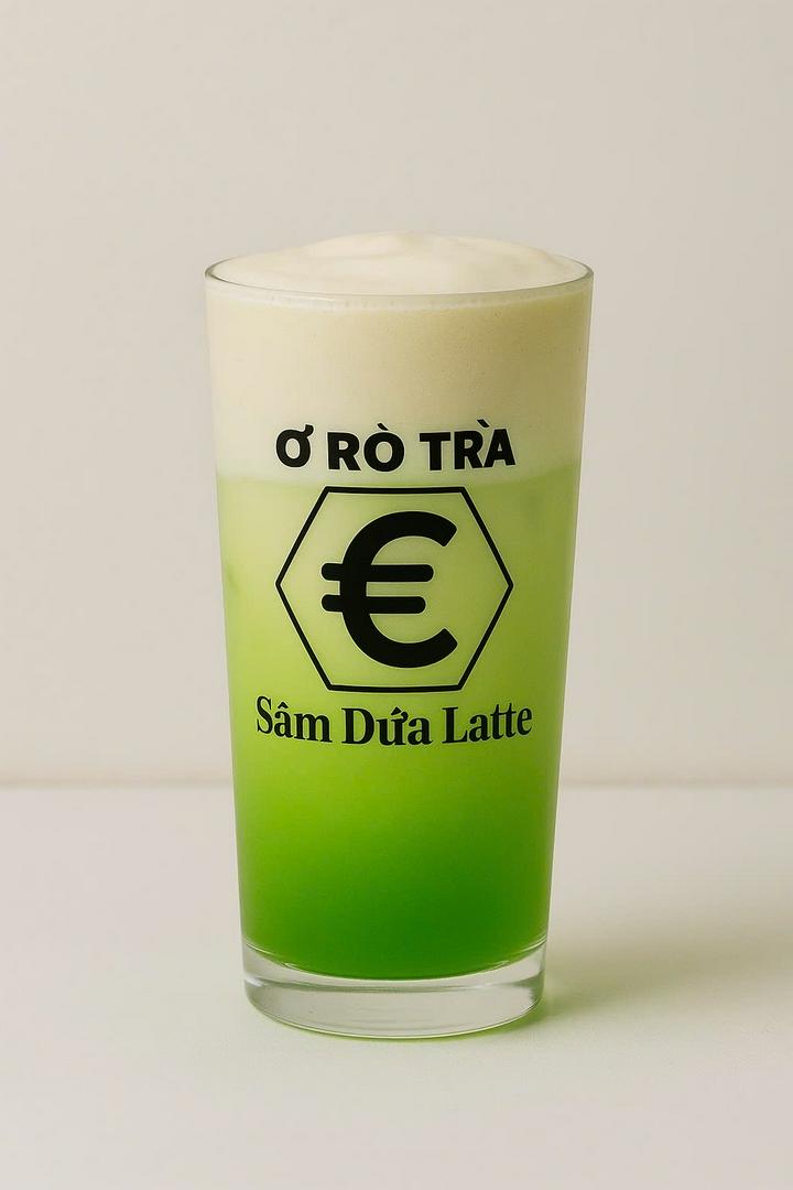 Sâm Dứa Latte