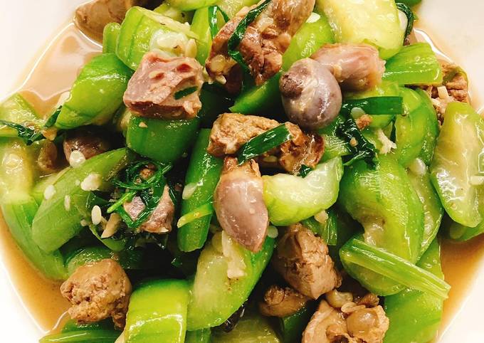 com-long-ga-xao-muop-huong