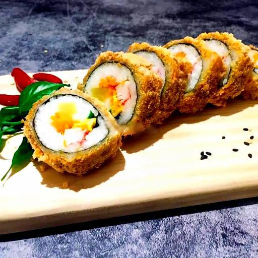 kimbab-chien-1-xuat-12-mieng-kem-coca-cola