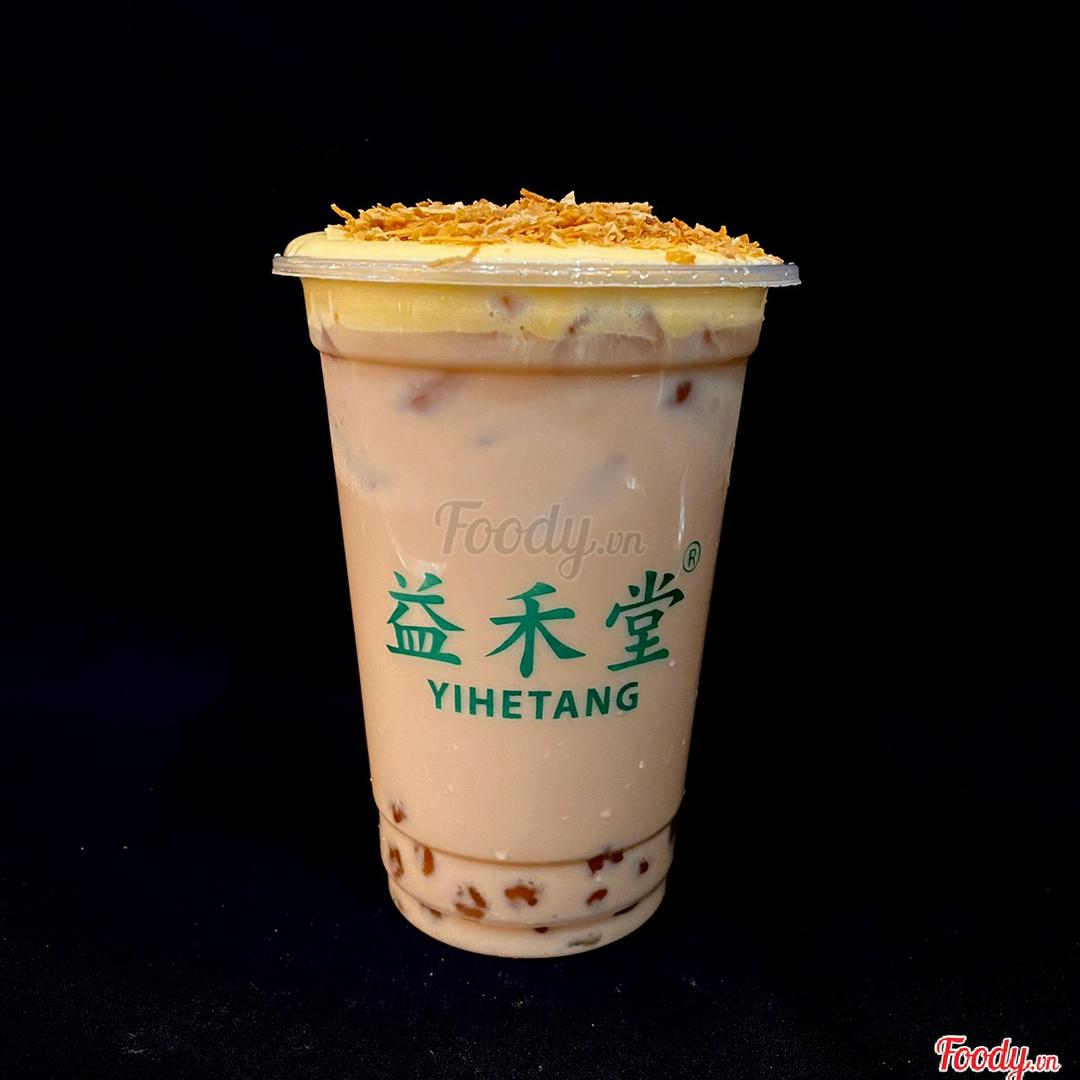 tra-sua-tran-chau-kem-dua-nuong-yihetang