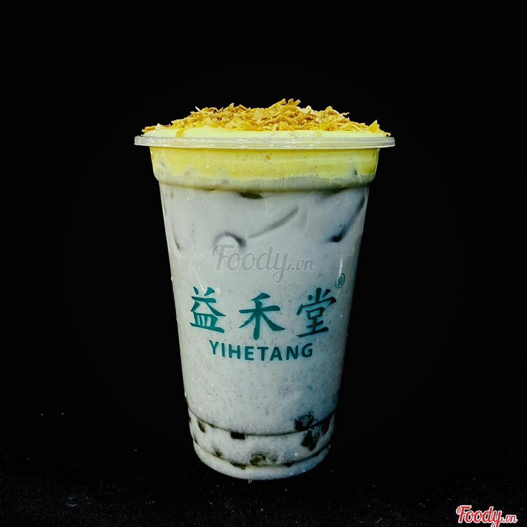 tra-sua-than-tre-tran-chau-kem-dua-nuong-yihetang