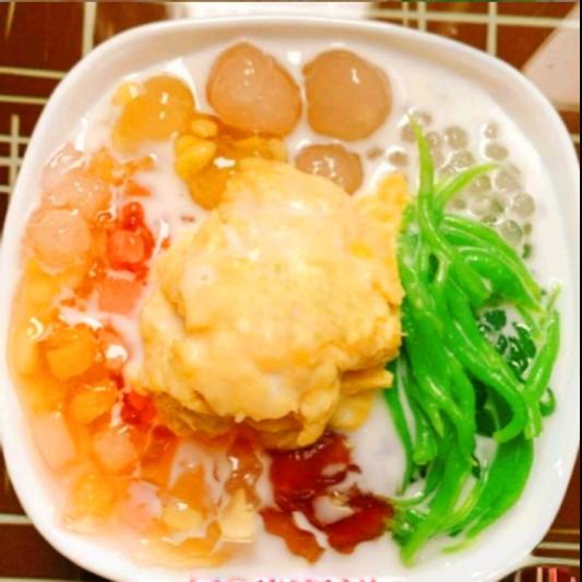 che-thai-buoi-mix-sau-rieng