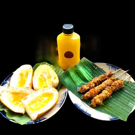 Combo 2 (3 Xiên 1 Bánh 1 Mía hoặc Bí)