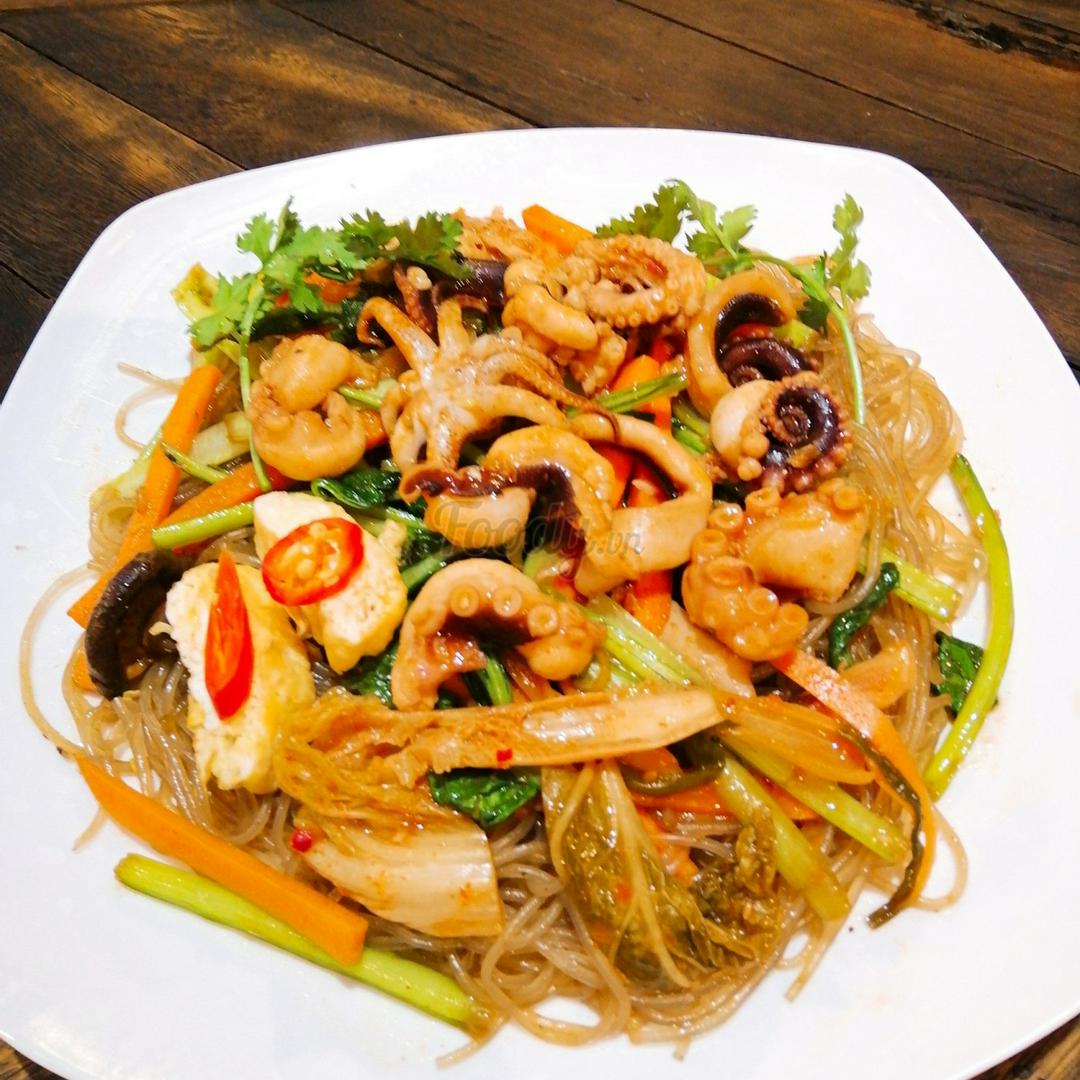 mien-xao-bach-tuot-kim-chi-han-quoc