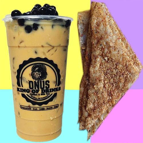 combo-tra-sua-onus-truyen-thong-size-l-banh-trang-sate-tom-kho