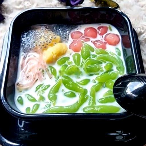 che-banh-lot-au-xanh