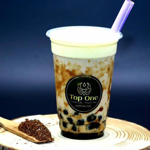 hong-tra-sua-uong-en-kem-trung-nuong