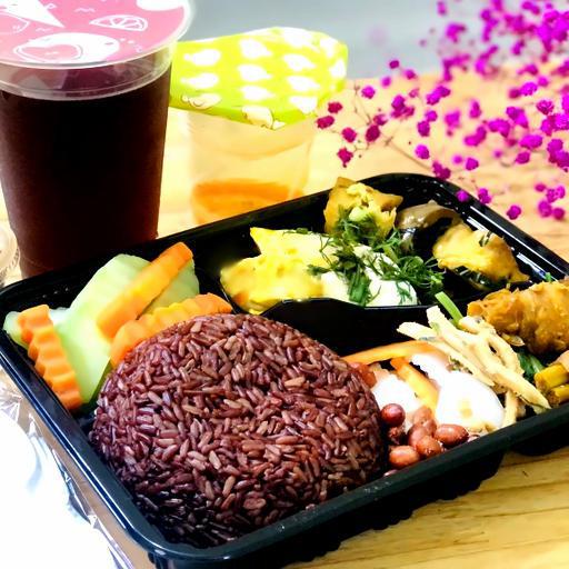 combo-com-chay-gao-lut-tra-sam-bi-ao