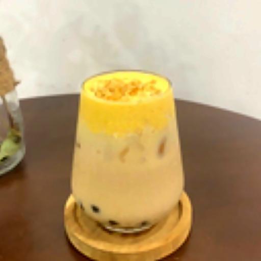 tra-sua-kem-trung-dua-nuong