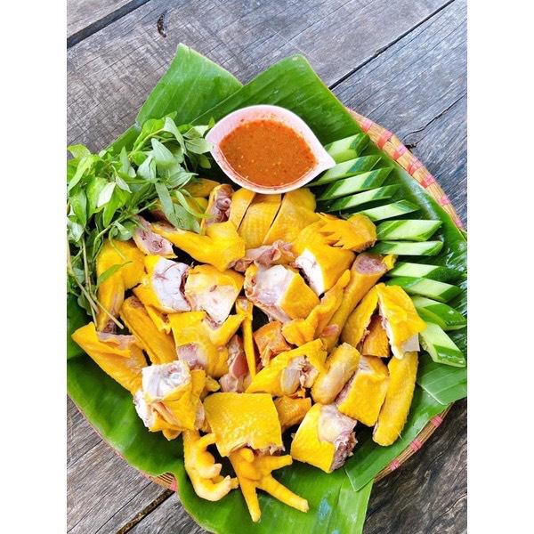 ga-u-muoi-nua-con-hap-hanh-kem-nuoc-cham-hai-san-sieu-ngon