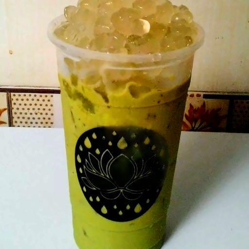 tra-sua-thai-xanh-tran-chau-trang-700ml