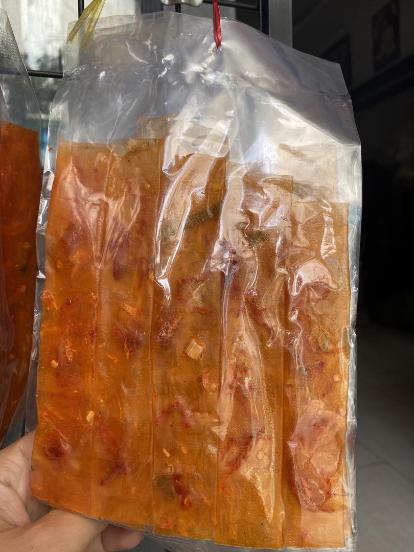 Bánh Tráng Dẻo Tôm Xếp Bò