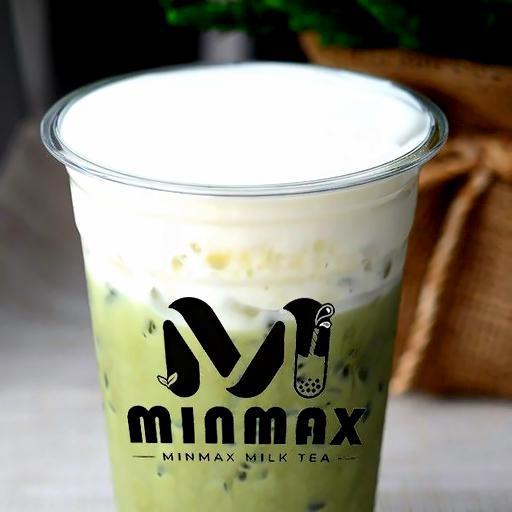 tra-sua-thai-xanh-sot-milk-foam-khong-topping