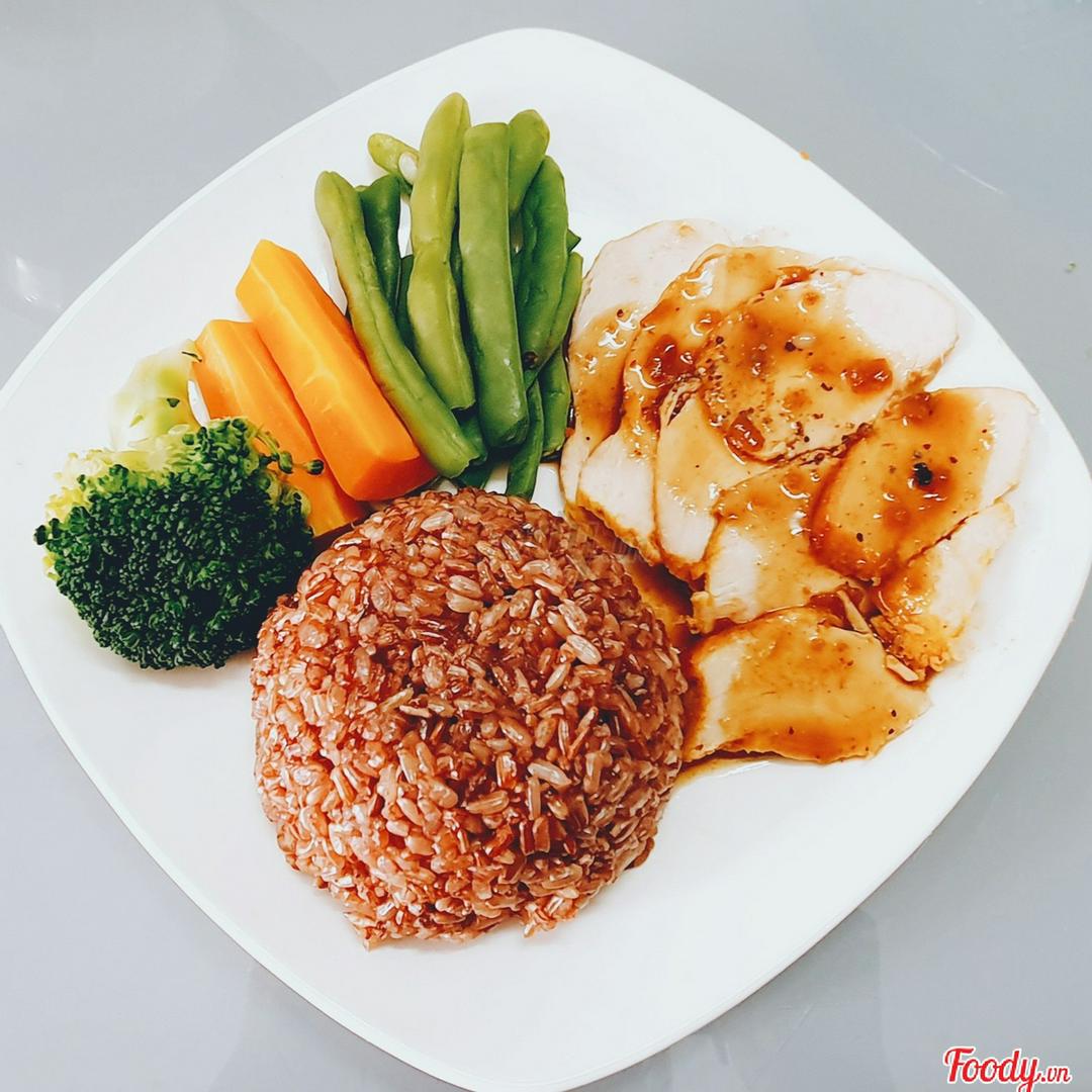 com-gao-lut-ga-sot-tieu