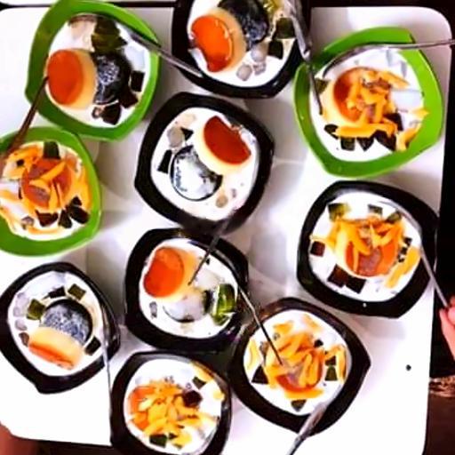 che-caramel-rau-cau-thap-cam